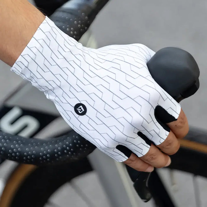 Rockbros Road Cycling Gloves Size: L - Black and White - Cycling gloves<<<HurtelXML