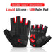Rockbros S169BR XL cycling gloves with gel inserts - black and red - Cycling gloves<<<HurtelXML