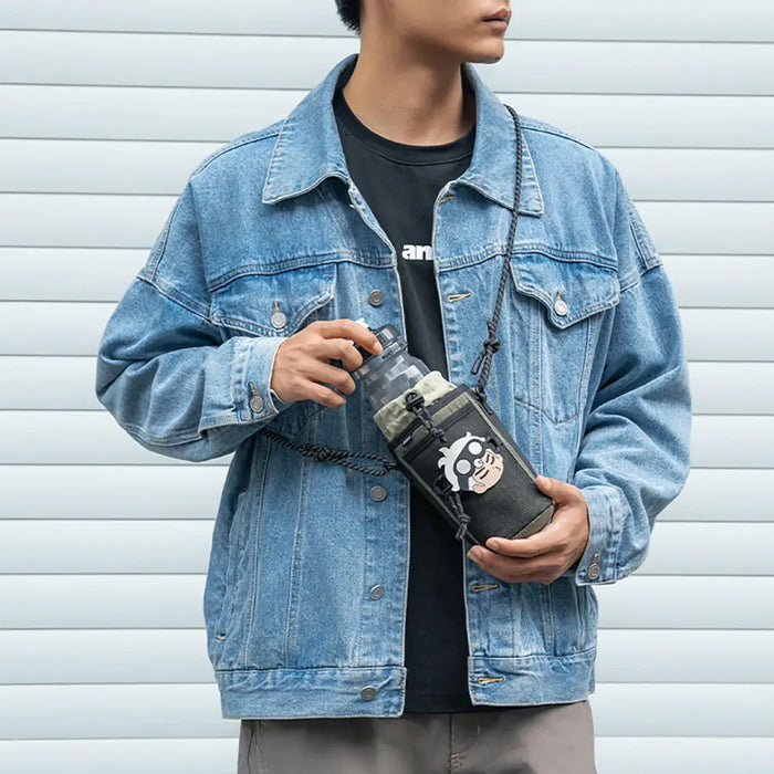 Rockbros Travel Bottle Bag with Shoulder Strap 1l - Green - Sport products<<<HurtelXML