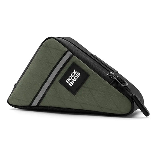 Rockbros Triangle Bike Frame Bag 0.3l - Green - Sport products<<<HurtelXML