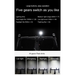 Rockbros V9M-1000 front bicycle light 1000lm - black - Sport products<<<HurtelXML