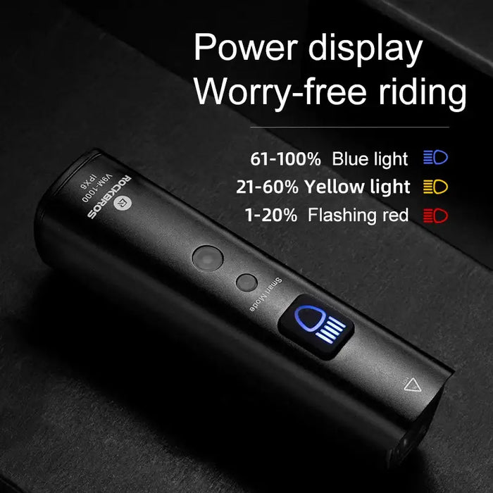 Rockbros V9M-1000 front bicycle light 1000lm - black - Sport products<<<HurtelXML