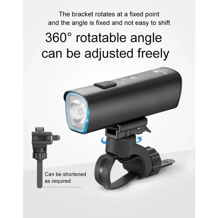 Rockbros V9M-1000 front bicycle light 1000lm - black - Sport products<<<HurtelXML