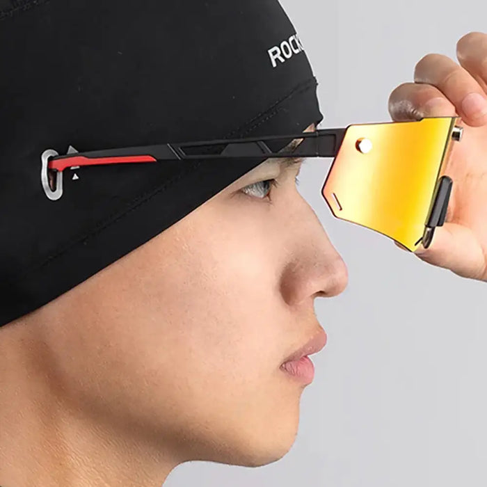 Rockbros YPP037 cycling cap with cutouts for glasses - black - Sport products<<<HurtelXML
