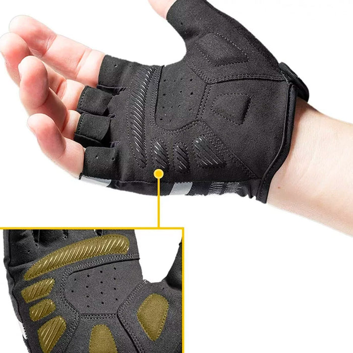 Rockbros S247 M cycling gloves - black