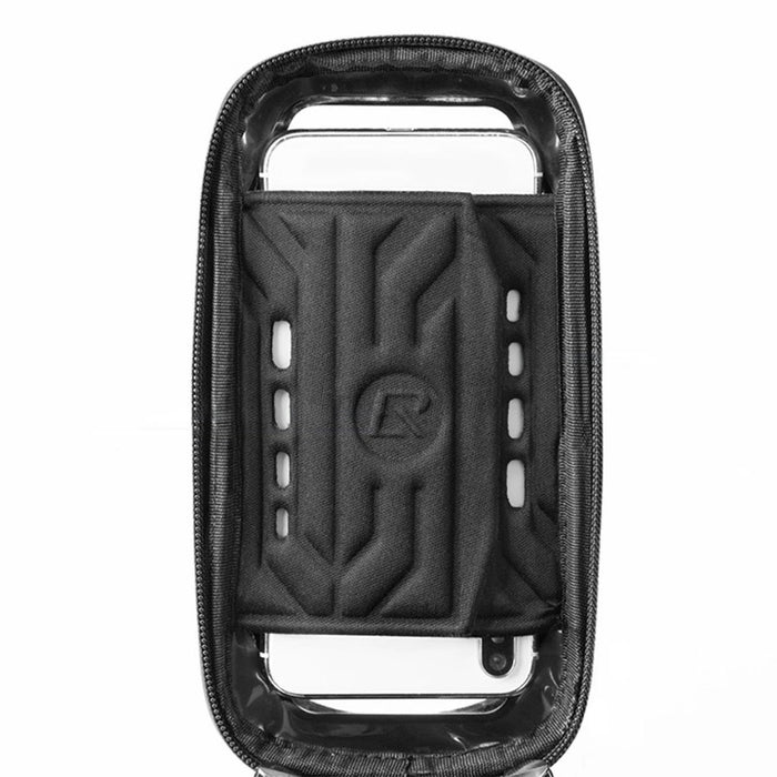 Rockbros B68 Bike Pannier for Frame, Armored, with Phone Pocket and Cover, 1.7L - Black