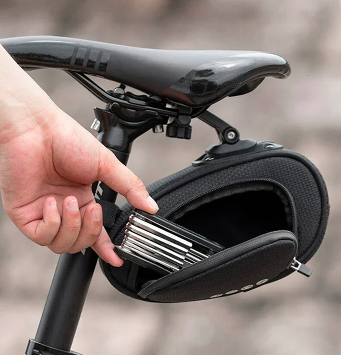 Rockbros C40 bicycle bag under the saddle - black