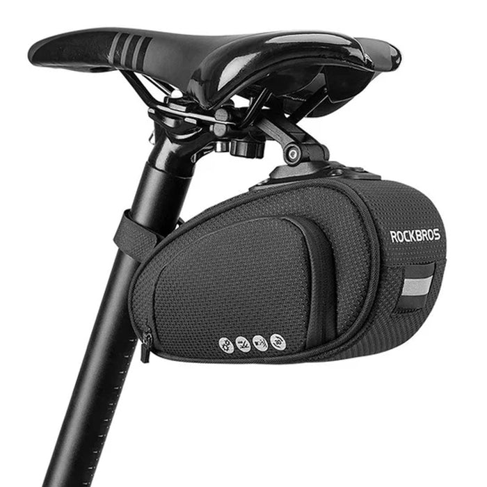 Rockbros C40 bicycle bag under the saddle - black