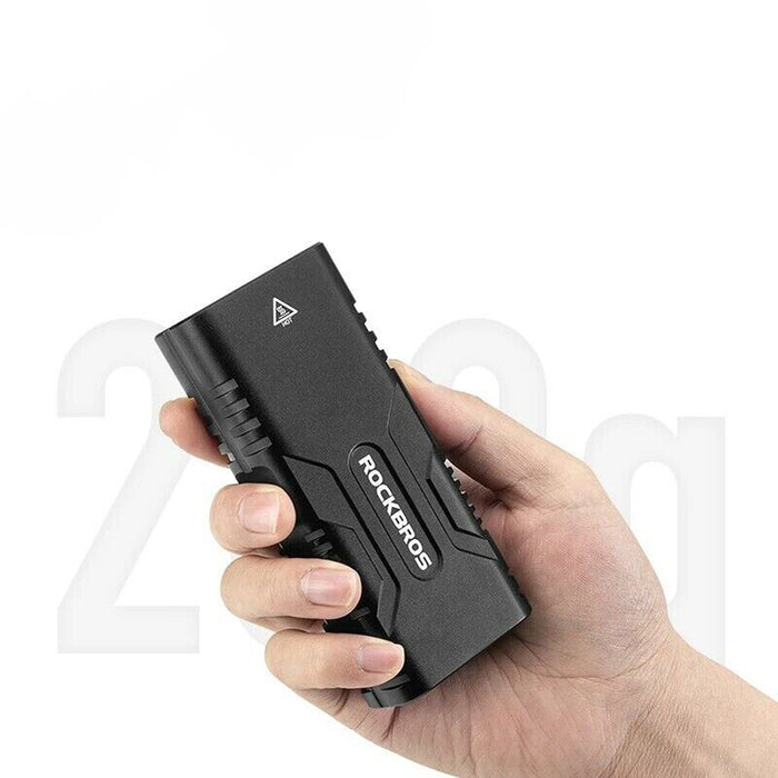 Rockbros 24310002001 bicycle light 850 lm with powerbank function + USB-C - USB-A cable - black