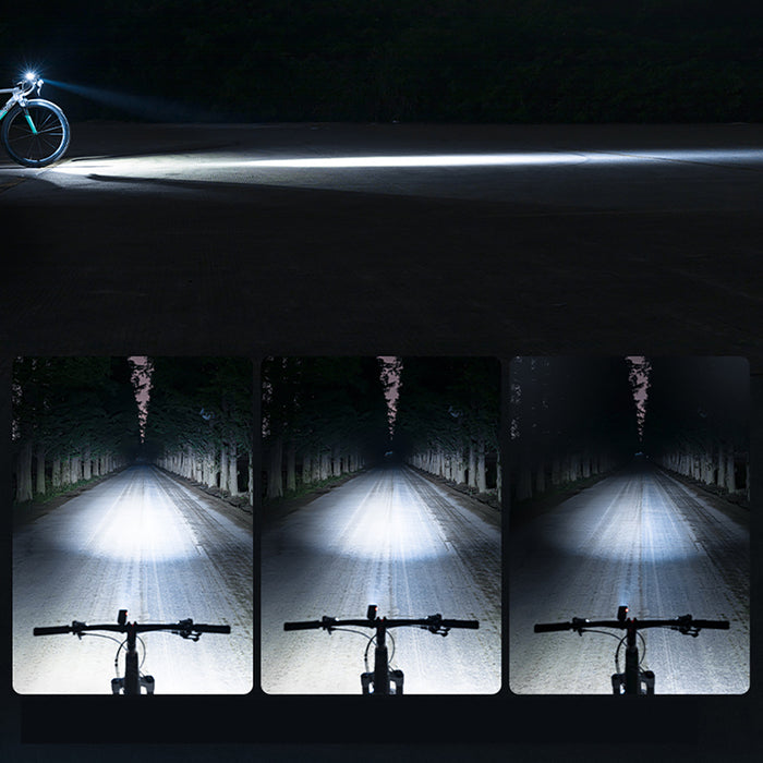 Rockbros 24310006001 Front Bike Light 400 lm + Micro USB Cable - USB-A - Black