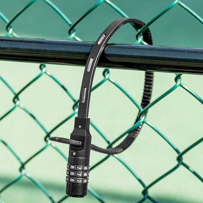 Rockbros 3240001001 bicycle lock for 0.5 m combination - black