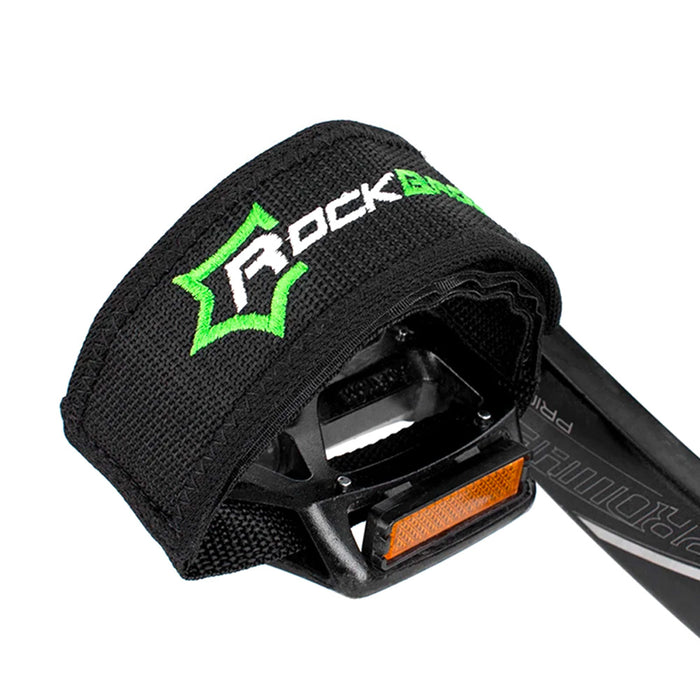 Rockbros GZT1001BK Bicycle Pedal Straps 2 pcs - Black