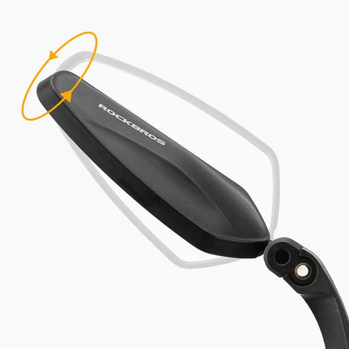 Rockbros 26210001003 Rearview Left Bicycle Mirror - Black