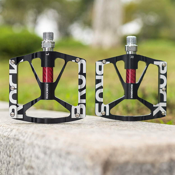Rockbros 37213071001 Aluminum Alloy Bicycle Pedals - Black