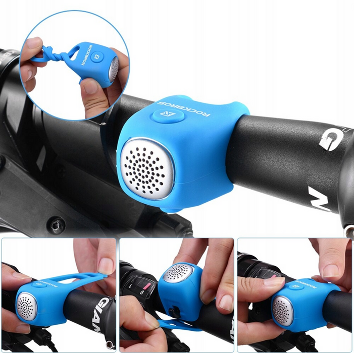 Bicycle electronic bells Rockbros CB1709 (blue)