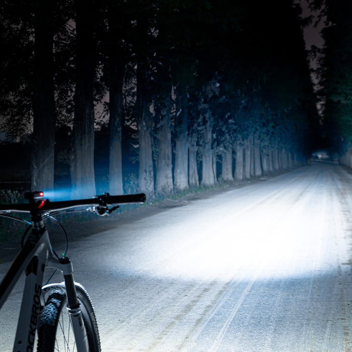 Rockbros RHL600 front bicycle light 600lm 2600mAh IPX6 - black