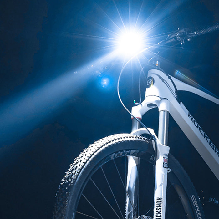 Rockbros RHL600 front bicycle light 600lm 2600mAh IPX6 - black