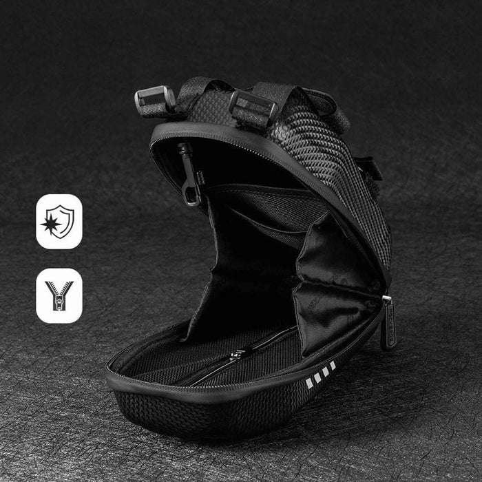 Rockbros B62 bicycle bag for handlebar or frame 2 l - black