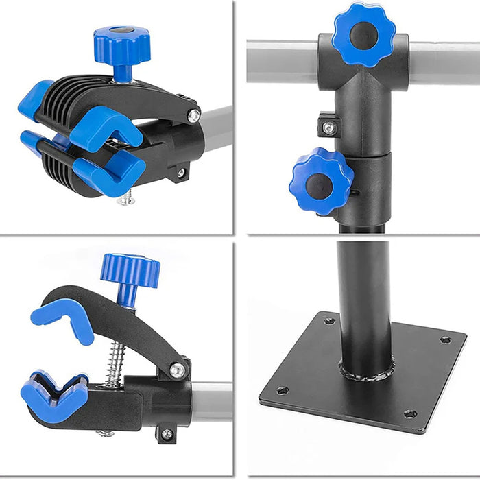 Rockbros MP-01 tabletop service stand for bicycles with knobs - black