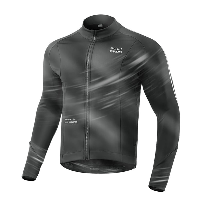 Rockbros Fall/Winter Long Sleeve Cycling Jacket S - Black