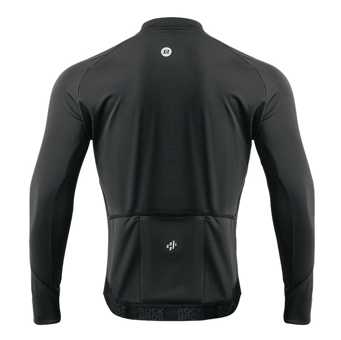 Rockbros Fall/Winter Long Sleeve Cycling Jacket S - Black
