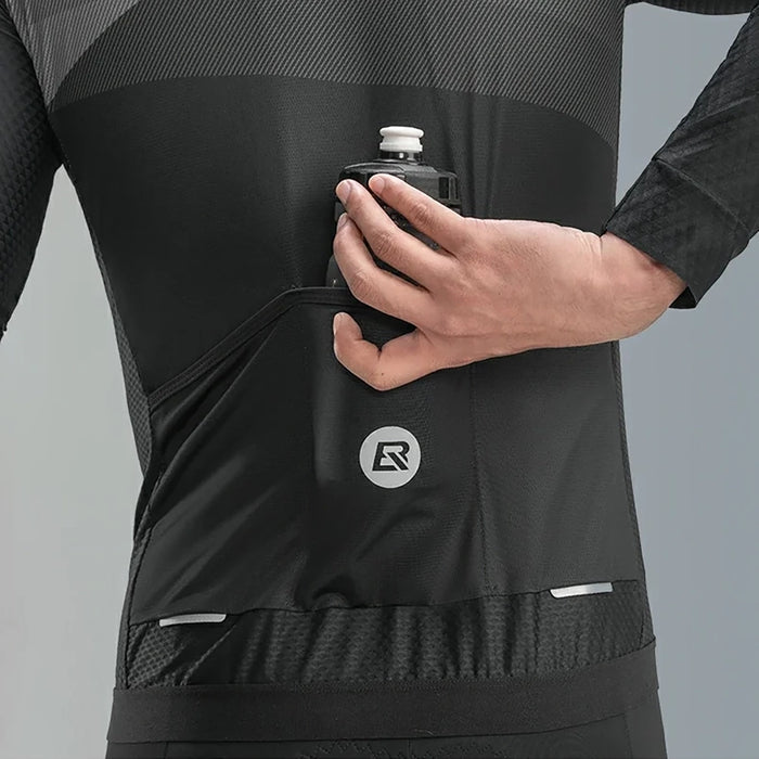 Rockbros 15120009002 Long Sleeve Cycling Jersey Spring/Summer M - Black