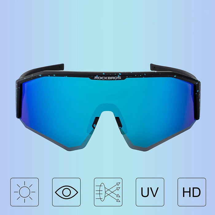 Rockbros SP297 polarizing cycling glasses - black