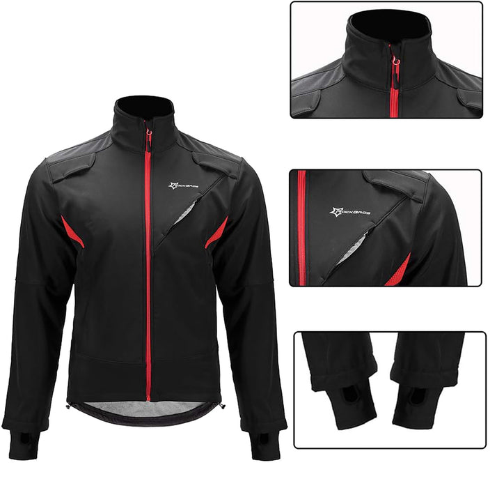 Rockbros YPW021 Windproof Cycling Sports Jacket Size L - Black
