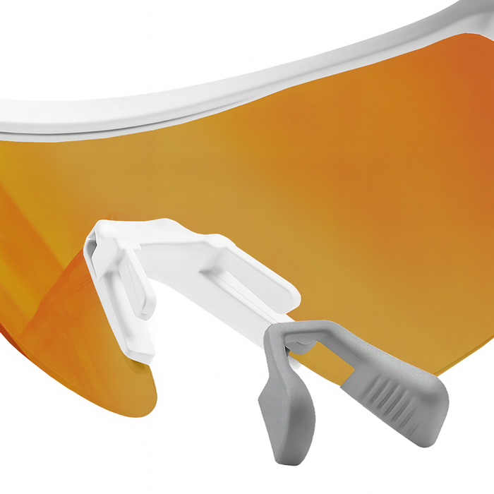 Rockbros Photochromic Cycling Glasses with UV Protection and Corrective Insert – White