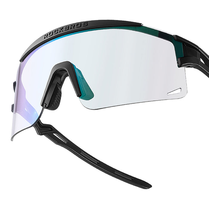 Rockbros Photochromic Cycling Glasses with UV Protection and Corrective Insert - Black