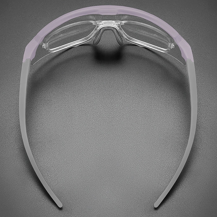 Rockbros Polarized Cycling Glasses with UV Protection and Corrective Insert - Purple