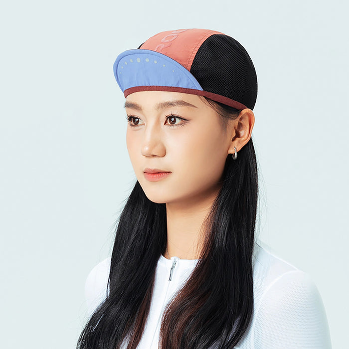 Rockbros Cycling Cap with Helmet Visor - Red