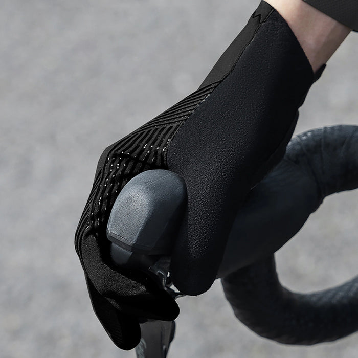 Rockbros cycling gloves spring/summer/autumn, full, size: XXL - black
