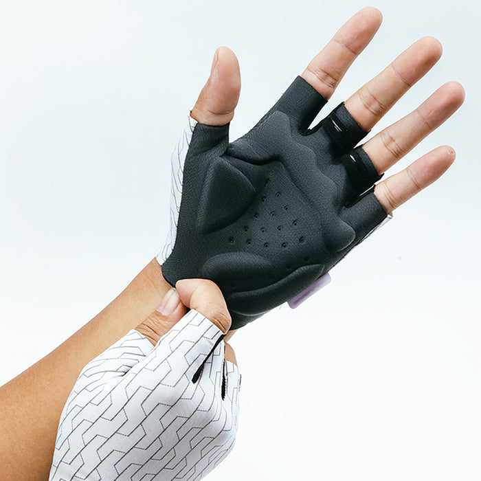 Rockbros MTB cycling gloves size: XL - white and black