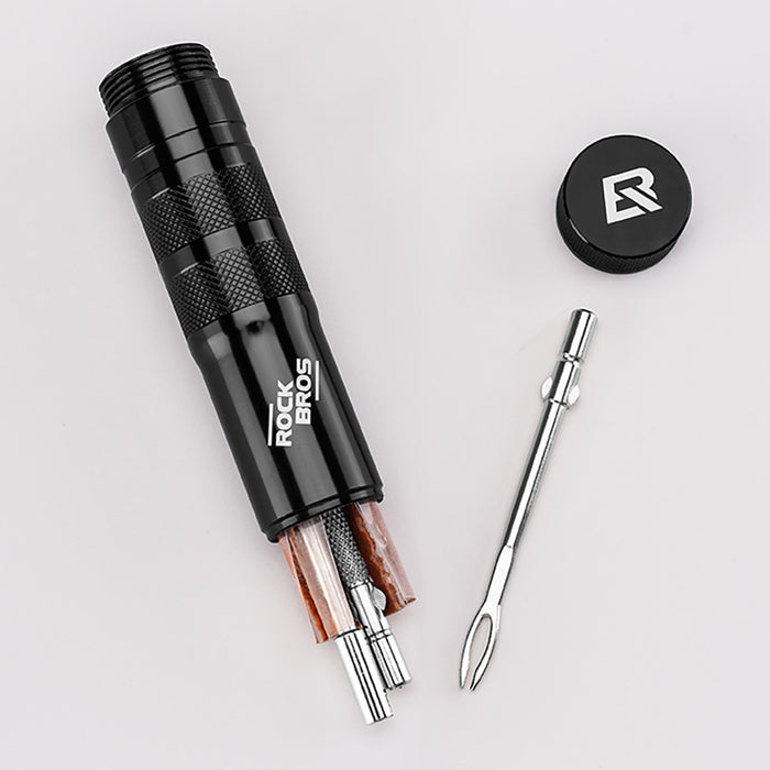 Rockbros Tubeless Tire Repair Kit - Black
