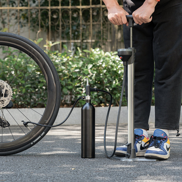 Rockbros Tubeless Tire Inflator 200 PSI 1.2l - Black