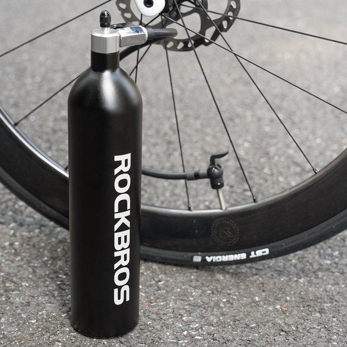 Rockbros Tubeless Tire Inflator 200 PSI 1.2l - Black