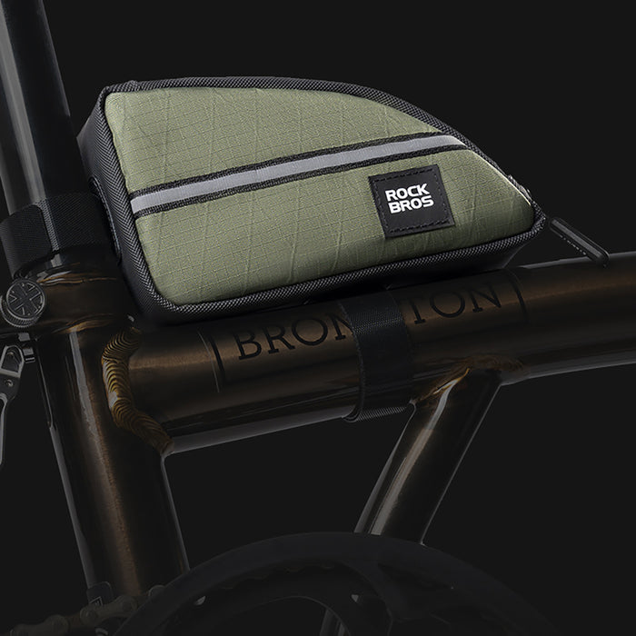 Rockbros Triangle Bike Frame Bag 0.8l - Brown