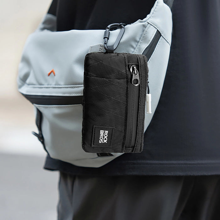 Rockbros Travel Wallet with Carabiner - Black