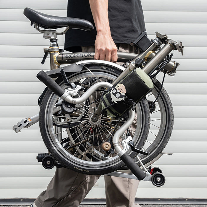 Rockbros Travel Bottle Bag with Shoulder Strap 1l - Green