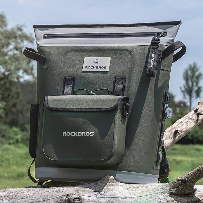 Rockbros Thermal Backpack with Insulation 18l Ergonomic - Green