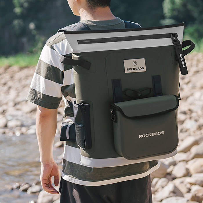 Rockbros Thermal Backpack with Insulation 18l Ergonomic - Green