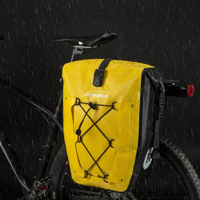 Rockbros 30140022005 Waterproof Bicycle Pannier 25-32L - Yellow