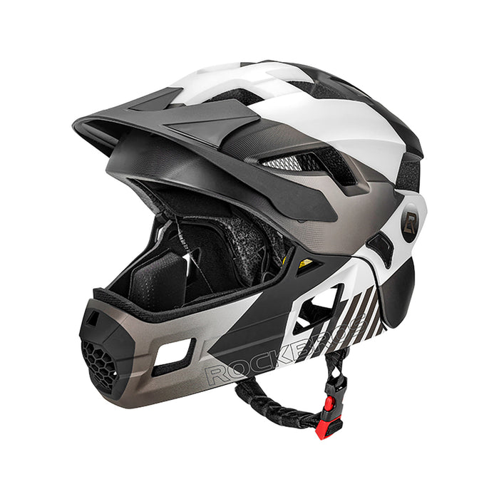 Rockbros TS-61 10110061005 Children's Bike Helmet with Detachable Chin Size S (48-54) - Gray