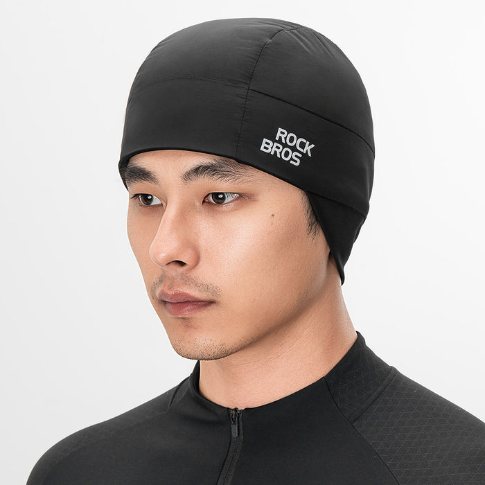 Rockbros M015 Winter Reversible Cycling Cap Size 54-61 cm - Black