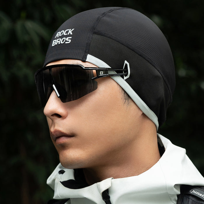 Rockbros M016 Winter Windproof Cycling Cap Size 54-61 cm - Black