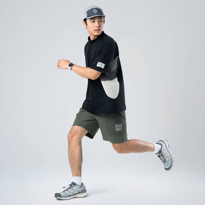 Rockbros YDDK015 shorts with belt size XXL - green