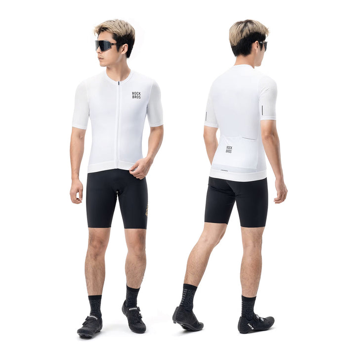 Rockbros 15200025 Short Sleeve Cycling Jersey Size XS - White