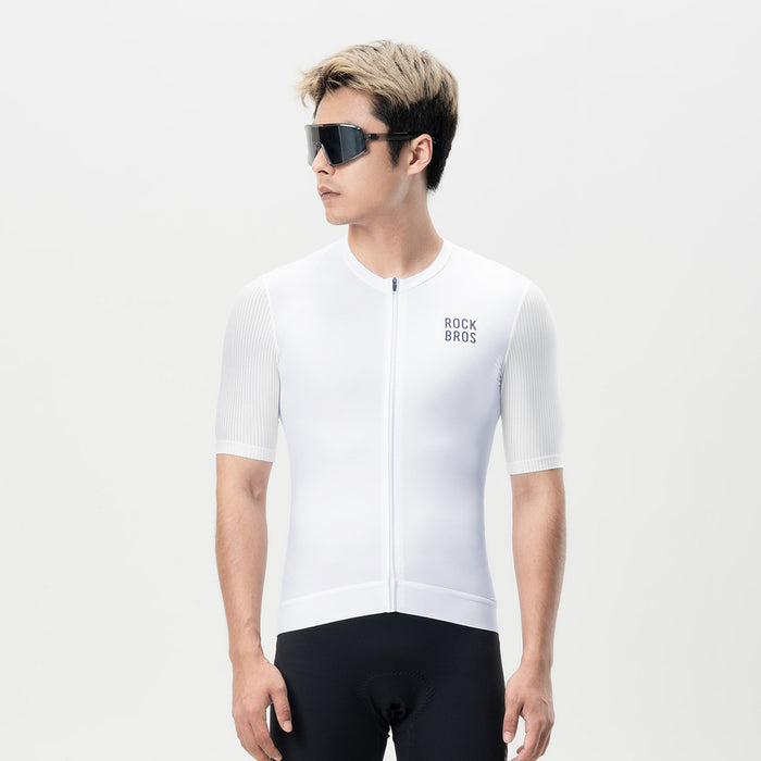 Rockbros 15200025 Short Sleeve Cycling Jersey Size S - White