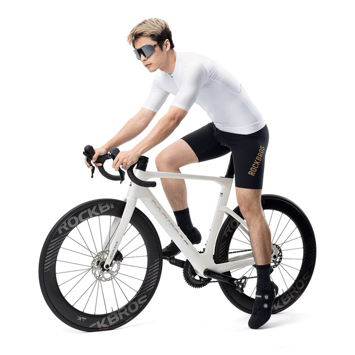 Rockbros 15200025 Short Sleeve Cycling Jersey Size S - White
